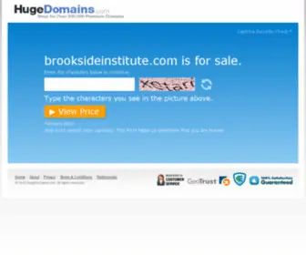 Brooksideinstitute.com(BrooksideInstitute) Screenshot