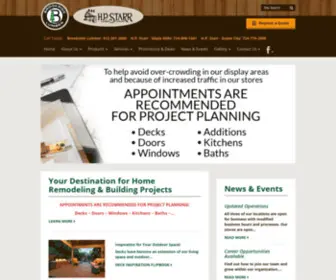 Brooksidelumber.com(Brookside Lumber and H.P) Screenshot