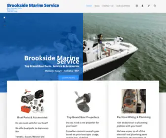 Brooksidemarineservices.com(Brookside Marine Service) Screenshot