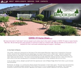 Brooksideseniorliving.org(Brookside Senior) Screenshot