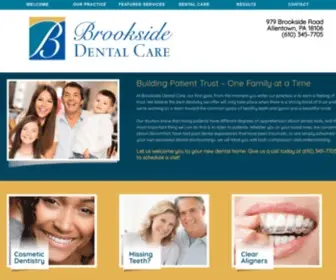 Brooksidesmiles.com(Dentist Allentown PA) Screenshot