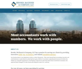 BrooksmcGinnis.com(Professional Accounting and CPA Services Atlanta) Screenshot