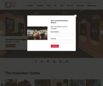 Brooksmuseum.org(Memphis Brooks Museum of Art) Screenshot