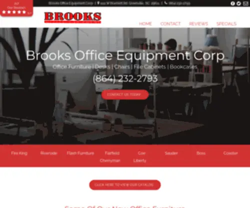 Brooksoffice.com(Brooks Furniture) Screenshot