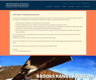 Brooksrange.com(Brooks Range Aviation) Screenshot