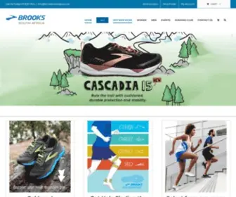 Brooksrunning-SA.co.za(Brooks Running Shoes and Apparel) Screenshot