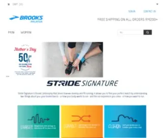 Brooksrunning.com.my(Shoe Store) Screenshot