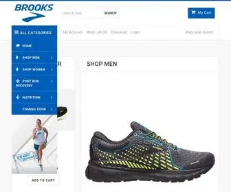 Brooksrunningindia.com(Brooks Running India) Screenshot