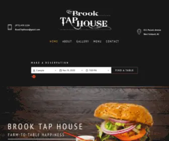 Brooktaphouse.com(Food & Drinks to Feed Your Soul) Screenshot