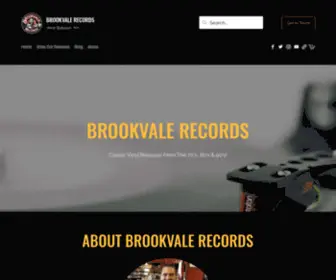 Brookvalerecords.com(Brookvale Records) Screenshot