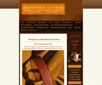 Brookwoodleather.com(Brookwood Leather) Screenshot