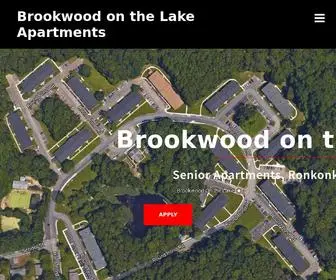 Brookwoodonthelake.com(Brookwood on the Lake Apartments) Screenshot