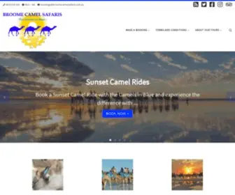 Broomecamelsafaris.com.au(Broome Camel Safaris) Screenshot