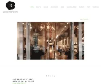 Broomestreetsociety.com(BROOME STREET SOCIETY) Screenshot