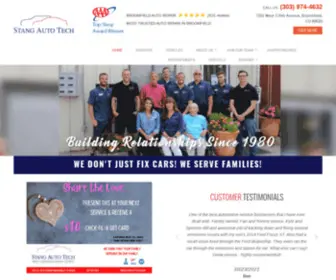 Broomfieldautorepair.com(Stang Auto Tech) Screenshot