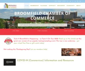 Broomfieldchamber.com(Broomfield Chamber of Commerce) Screenshot