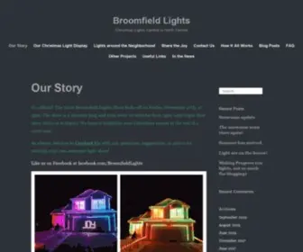 Broomfieldlights.com(Christmas Lights Central in North Denver) Screenshot