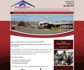 Broomfieldrentalsinc.com(Broomfield Rentals Inc) Screenshot