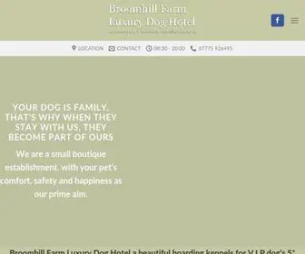 Broomhillfarmluxurydoghotel.co.uk(Broomhill Farm Luxury Dog Hotel) Screenshot