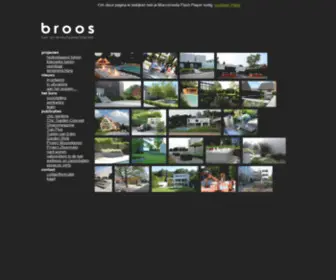 Broos.be(Tuinarchitectuur Broos BV) Screenshot