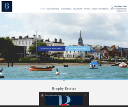 Brophyestates.com(Estate Agents & Letting Agents in Dublin) Screenshot