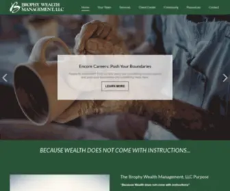 Brophywealth.com(Brophy Wealth Management) Screenshot