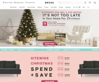 Brosa.com(Furniture & Homewares Online in Australia) Screenshot