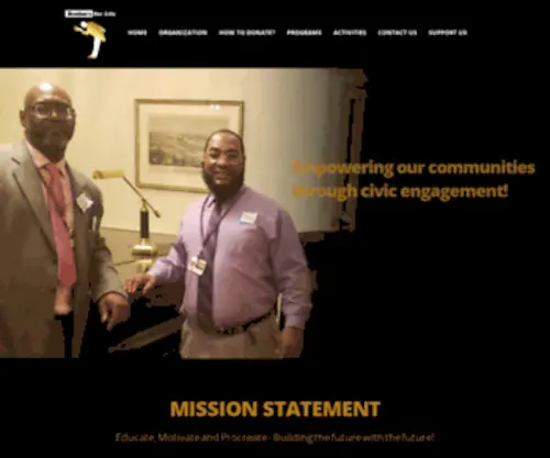 Brosforlife.org(Black civic organizations) Screenshot