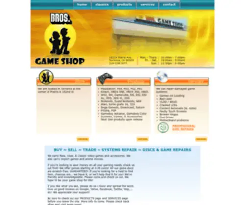 Brosgameshop.com(Bros) Screenshot