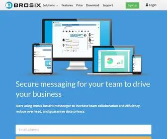 Brosix.com(Secure Instant Messaging App For Business) Screenshot