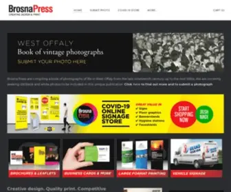 Brosnapress.ie(Brosna Press Creative Design and Print) Screenshot