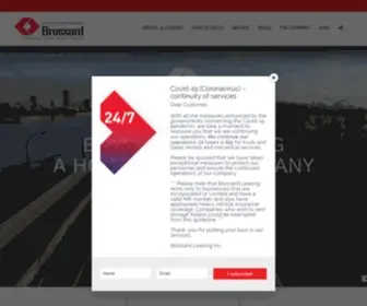 Brossard.com(Locateur de poids lourds) Screenshot