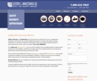 Brossardmirrors.com(Safety And Security Convex Mirrors) Screenshot