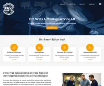 Brosvets.se(Bro Svets & Montageservice AB) Screenshot