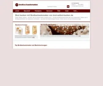 Brot-Selbst-Backen.de(Brot selber backen) Screenshot