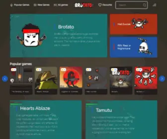 Brotatogame.com(Brotato Game Play Online Free) Screenshot