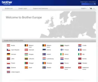 Brother-Europe.com(Brother Europe) Screenshot