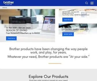 Brother.com.my(Brother Malaysia) Screenshot