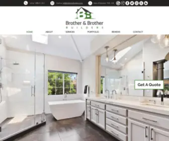 Brotherandbrotherbuilders.com(General Contractor) Screenshot