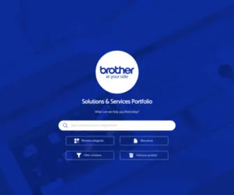 Brotherb2Bportfolio.com(Solutions and Services Portfolio) Screenshot