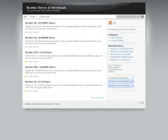 Brotherdriver.com(Brother Driver & Downloads) Screenshot