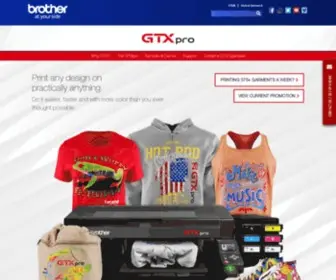 Brotherdtg.com(GTX Digital Direct To Garment Printer) Screenshot