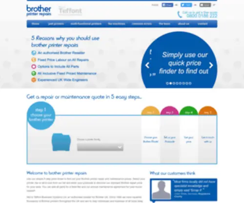 Brotherprinterrepairs.co.uk(Brother Printer Repair) Screenshot