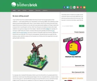 Brothers-Brick.com(The Brothers Brick) Screenshot