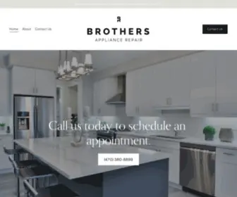 Brothersappliancerepair.com(Brothers Appliance) Screenshot