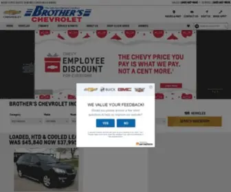 Brotherschevy.com(Brother's Chevrolet Inc) Screenshot