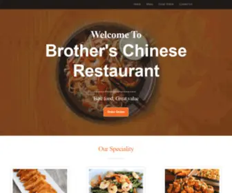 Brotherschinesefoods.com(Brother's Chinese Restaurant) Screenshot