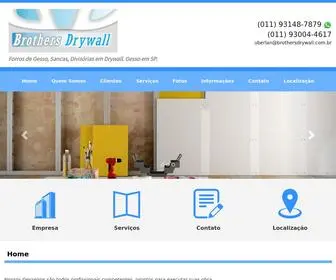 Brothersdrywall.com.br(Brothers Drywall) Screenshot