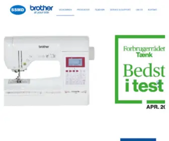 Brothersewing.dk(Brother Sewing Machines) Screenshot