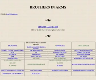 Brothersinarmsfiction.com(Index) Screenshot